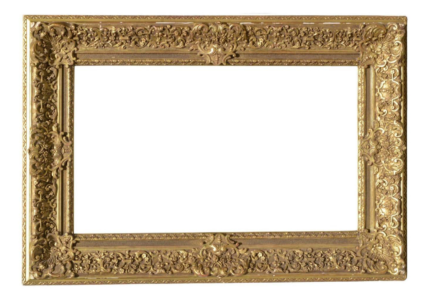 Large Ornately Carved Giltwood Frame - Renaissance Revival