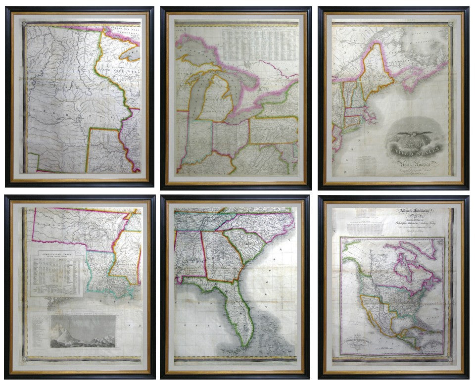 VANCE, David H. (19th Century), engraved by J.H. Young (1792- 1864), Map of North America including recent geographical discoveries
