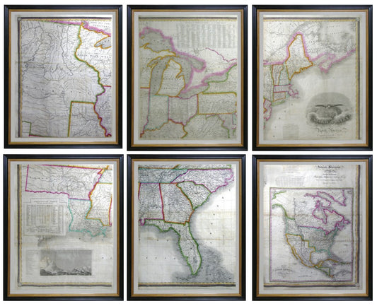 VANCE, David H. (19th Century), engraved by J.H. Young (1792- 1864), Map of North America including recent geographical discoveries