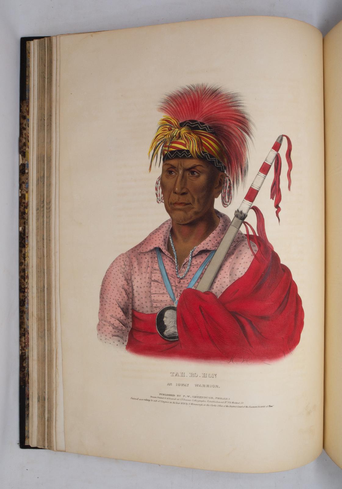 The McKenney-Hall Portrait outlet Gallery of American Indians First Edition Native American Art Hardcover Book