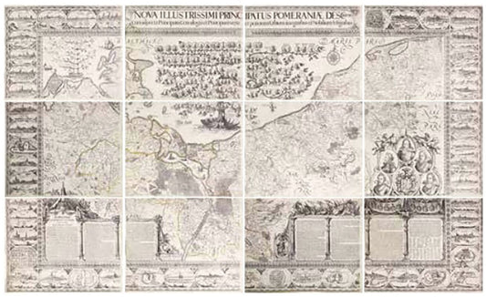 Eilhard Lubben's Map of Pomeraniae