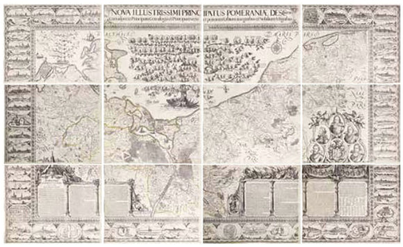 Eilhard Lubben's Map of Pomeraniae