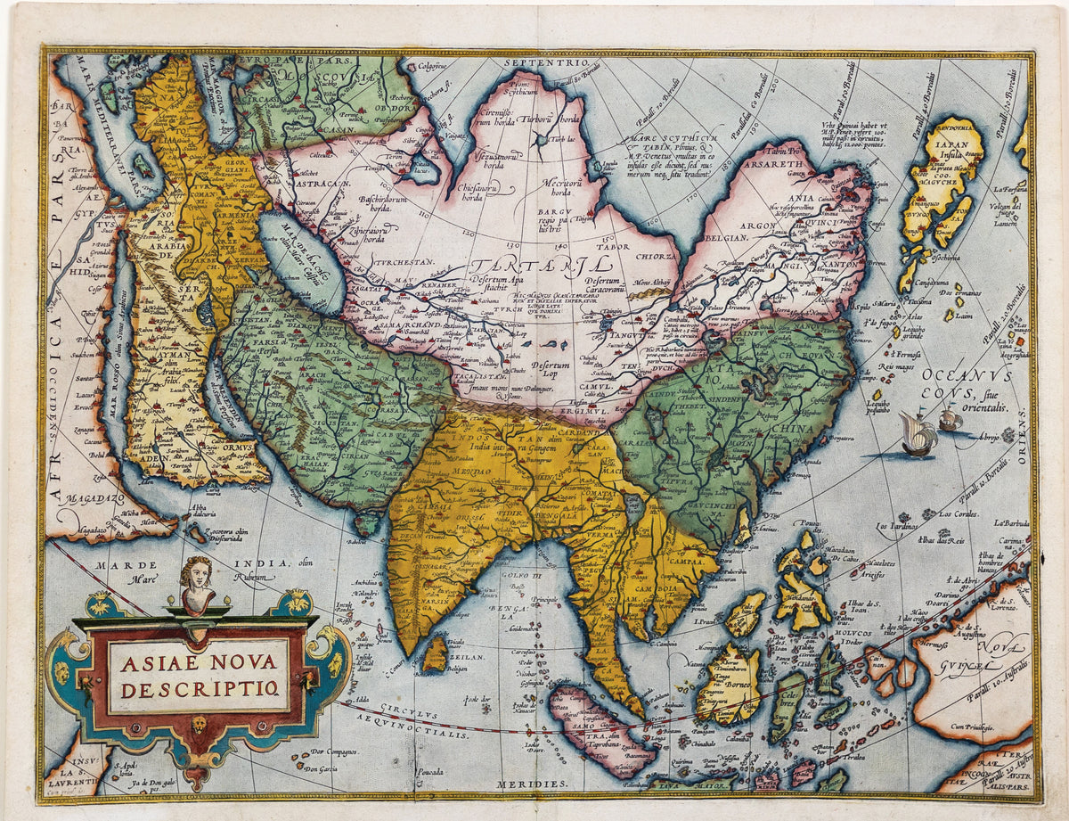 ORTELIUS, Abraham (Flemish, 1527-1598), Asiae Nova Descriptio