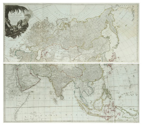 SAYER, Robert (1725-1794), Asia and its islands according to d'Anville