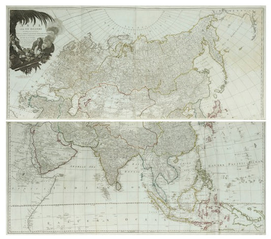 SAYER, Robert (1725-1794), Asia and its islands according to d'Anville