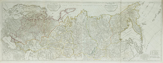 SAYER, Robert (1725-1794), The European Part of the Russian Empire [Joined With] The Asiatic Part of the Russian Empire