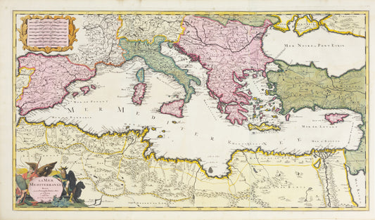 VALCK, Gerard (1652-1726), La Mer Mediterranee