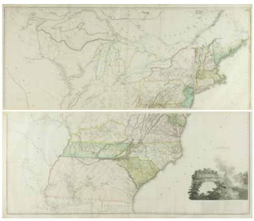 Aaron Arrowsmith. A Map of the United States of North America... (1810).
