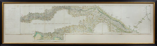 BELLIN, Jacques-Nicolas (1703-1772), The Drau River from Lienz in East Tirol to Zegedin in Hungary