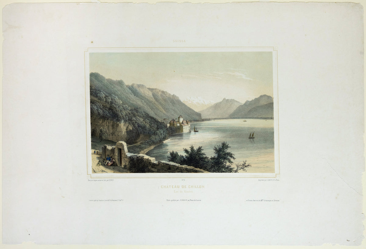 [Pair of Switzerland Views], DEROY, Isidore Laurent (19th Century)