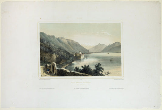 [Pair of Switzerland Views], DEROY, Isidore Laurent (19th Century)