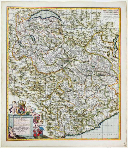 DE WIT, Frederick (1629-1706), Illustrissimo Celsissimoque Principi Carolo Emanueli...[France, Savoy & Piedmont]