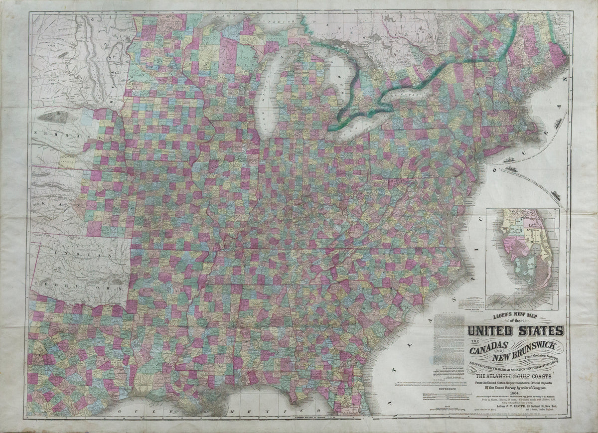 [American Civil War], LLOYD, James T. (fl. mid-19th century)