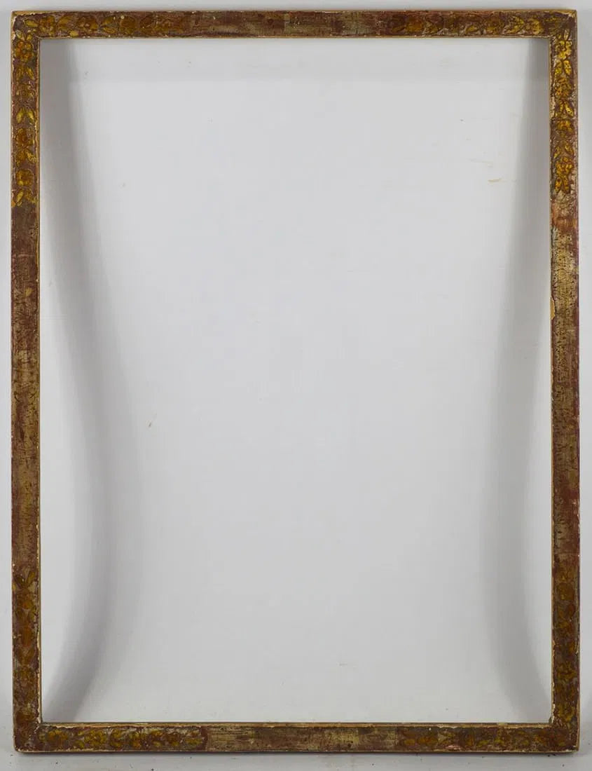 Polychrome Giltwood frame by House of Heydenryk