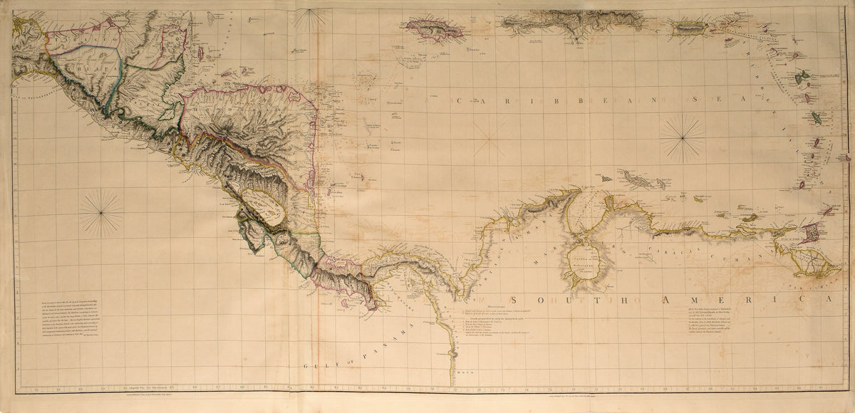 ARROWSMITH, Aaron (1750-1823), Chart of the West Indies and Spanish Dominions in North America