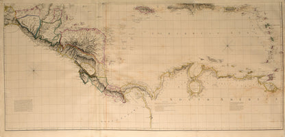 ARROWSMITH, Aaron (1750-1823), Chart of the West Indies and Spanish Dominions in North America