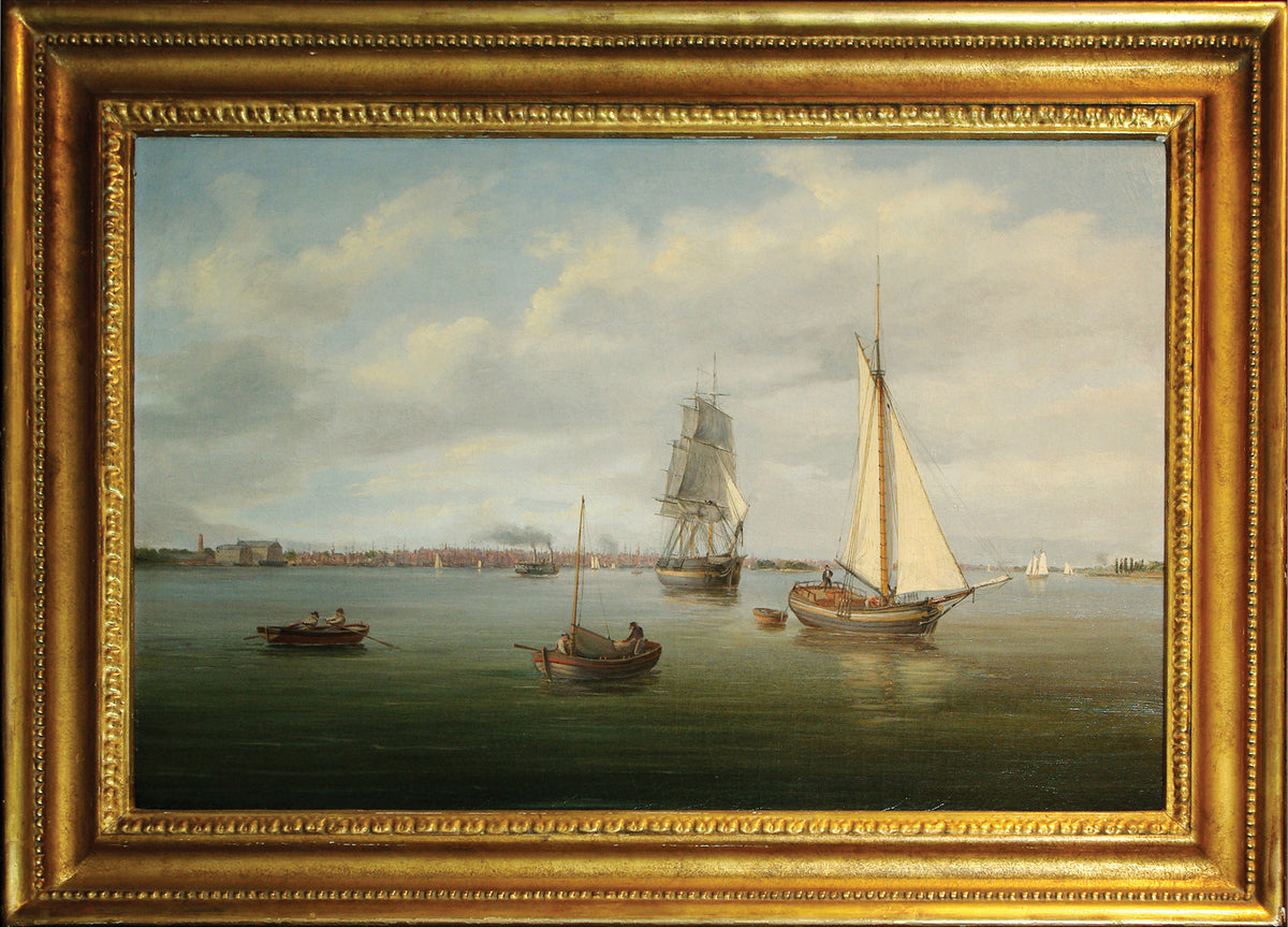 BIRCH, Thomas (1779 - 1851), On the Delaware River, Philadelphia (Old Navy Yard)