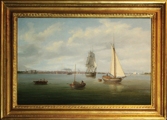 BIRCH, Thomas (1779 - 1851), On the Delaware River, Philadelphia (Old Navy Yard)