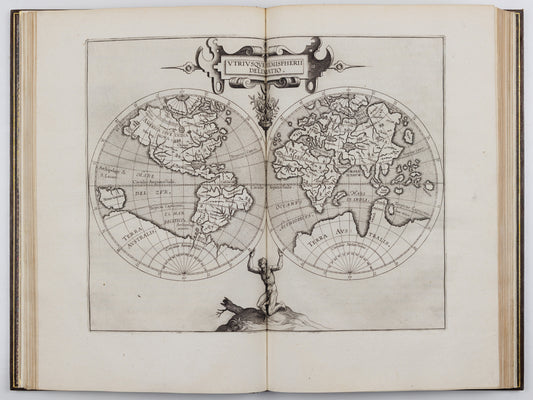 WYTFLIET, Cornelius (ca. 1550–ca. 1597), Descriptionis Ptolemaicæ Augmentum, sive Occidentis Notitia Brevi commentario illustrata STudio et opera Cornely Wytfliet Lovaniensis