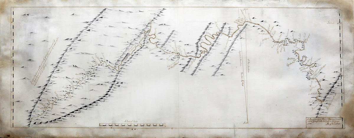Maps – Potomac River – Fairfax, Thomas], Three manuscript maps surveying Lord Fairfax’s lands along the Potomac River. 1736, [1737], 1737