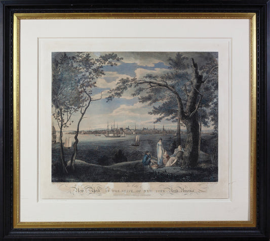 SEYMOUR, Samuel (Active, 1797-1823), After William BIRCH (1755-1834), The City of New York in the State of New York, North America