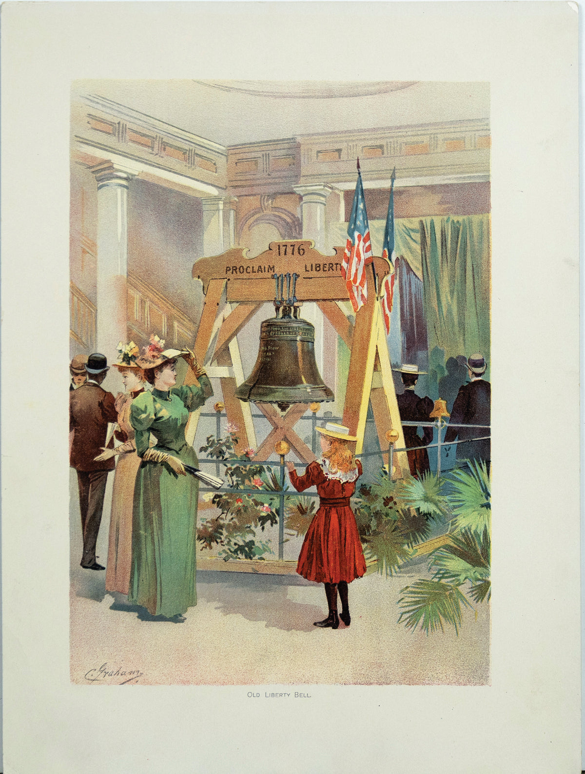 GRAHAM, (19th Century), Old Liberty Bell at the World's Fair 1893
