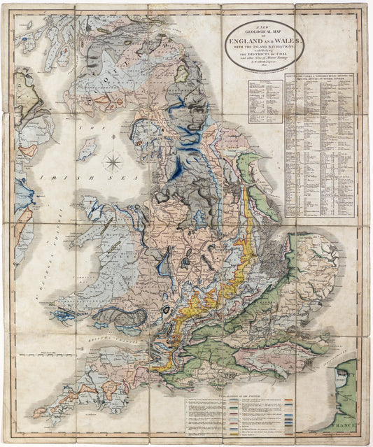 Smith, W. A New Geological Map of England and Wales.... London, 1820.