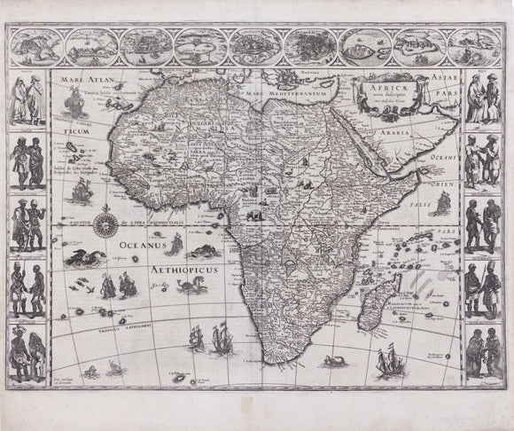 Blaeu, Willem Janzoon. Africa nova descriptio. Amsterdam, 1630