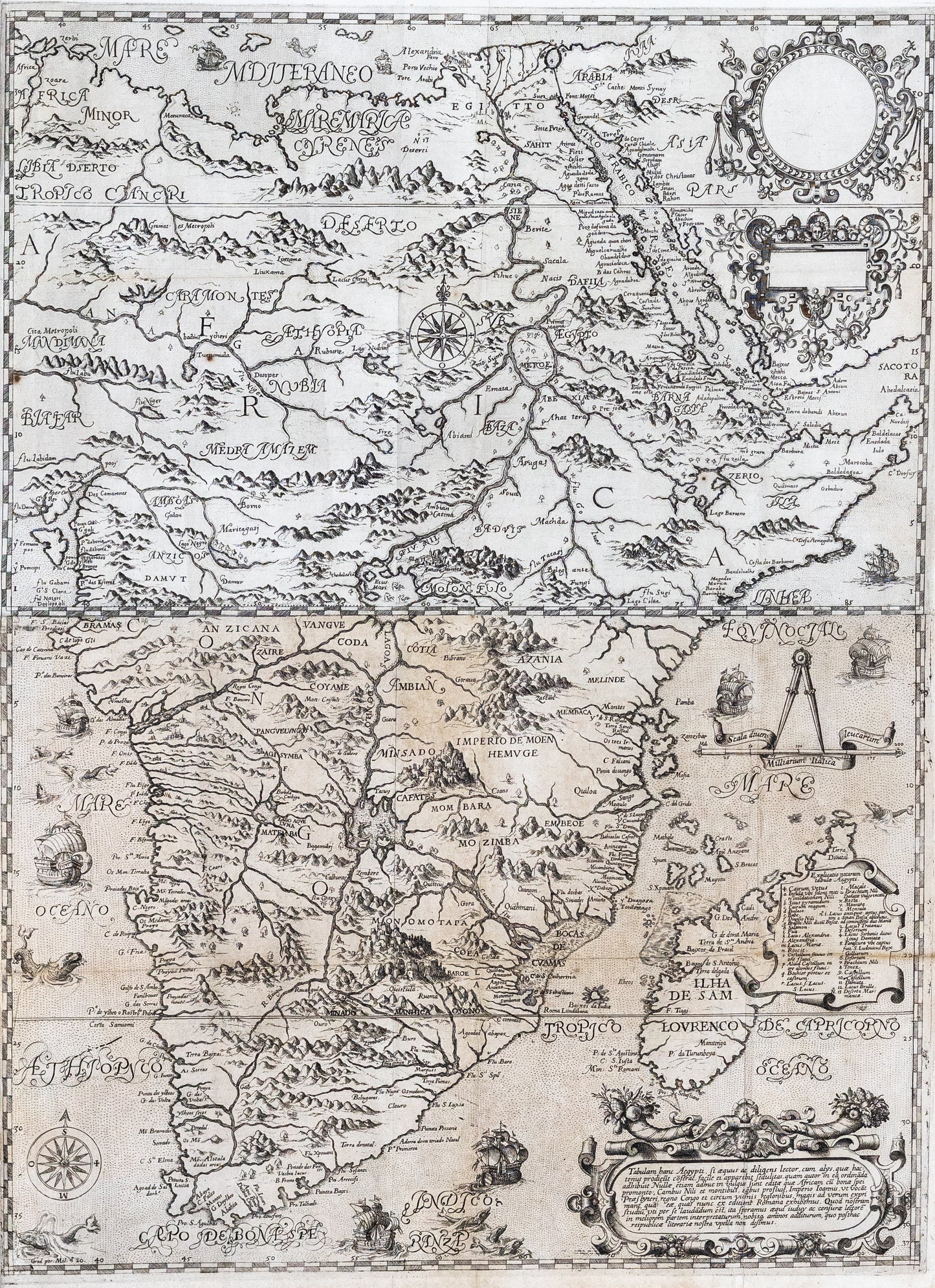 Pigafetta, Filippo. Tabulam hanc Aegypti. London: 1598