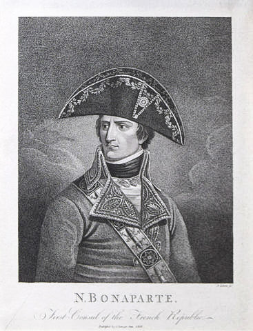 Edwin, David. N. [Napoleon] Bonaparte. 1802.