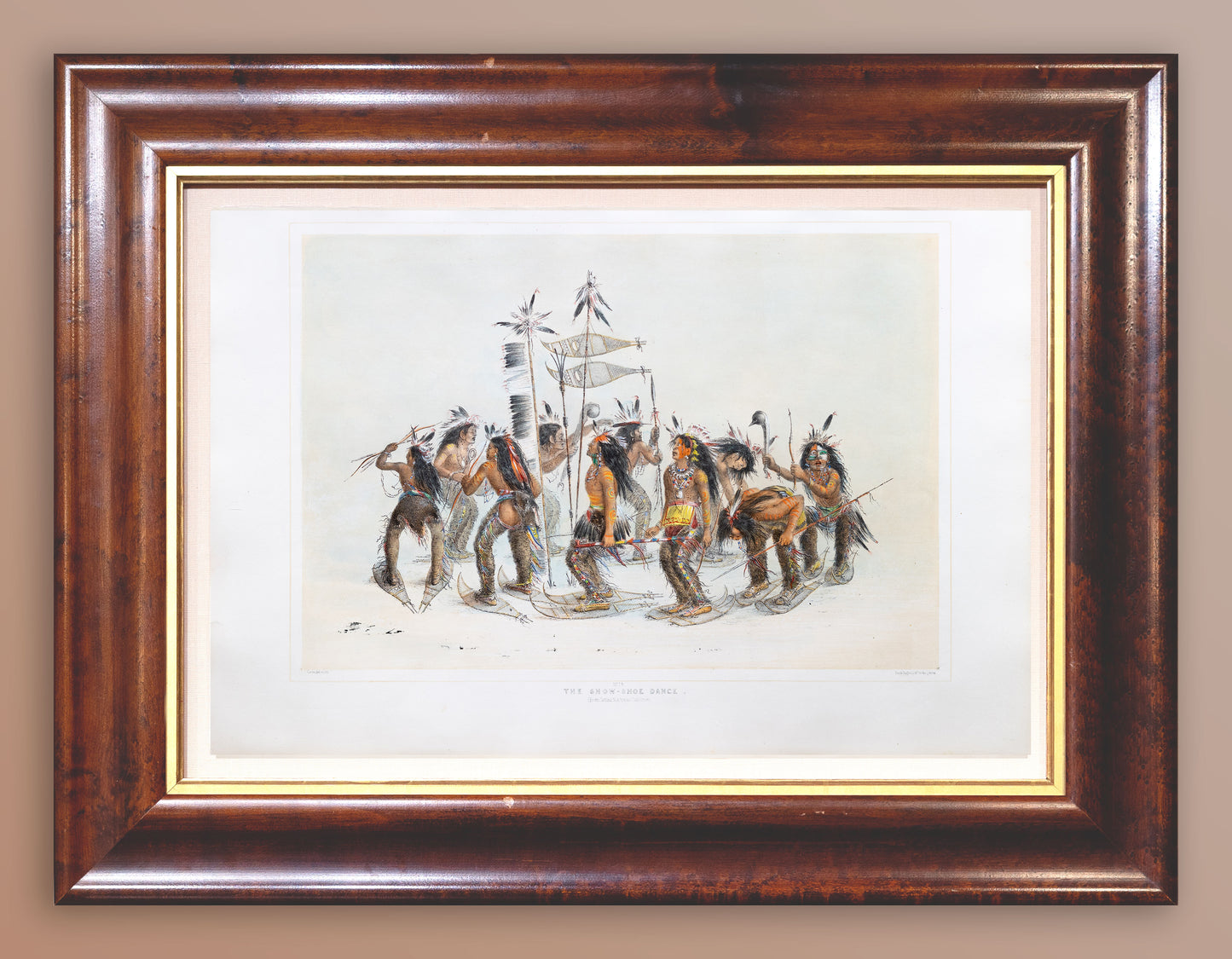 George Catlin (1794-1872), North American Indian 14 Snow Shoe Dance