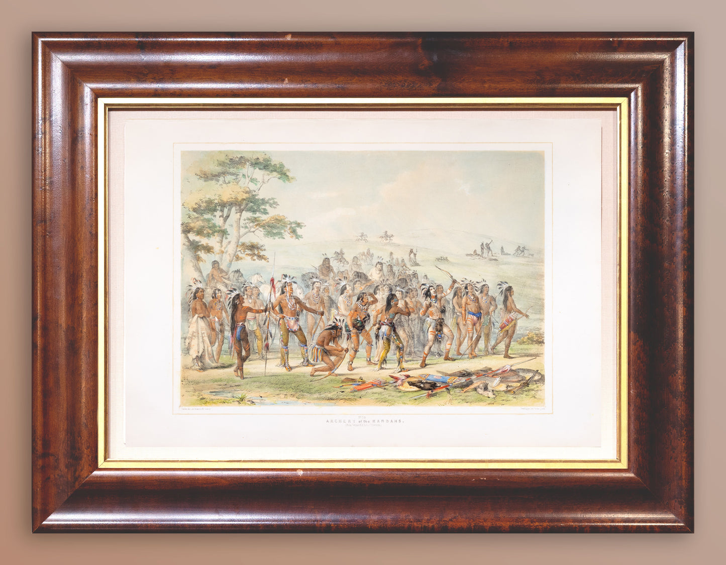 George Catlin (1794-1872), North American Indian 24 Archery of the Mandans