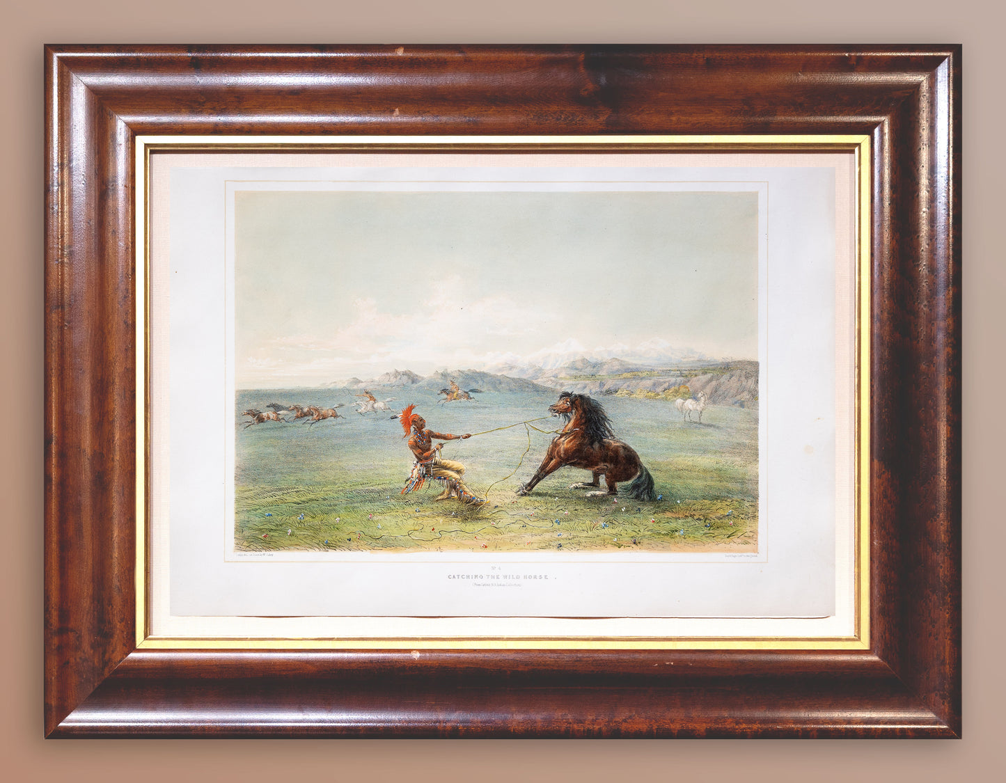 George Catlin (1794-1872), North American Indian 4 Catching the Wild Horse