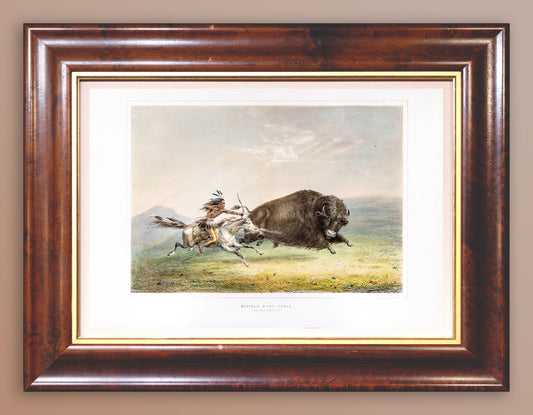 George Catlin (1794-1872), North American Indian 5 Buffalo Hunt Chase