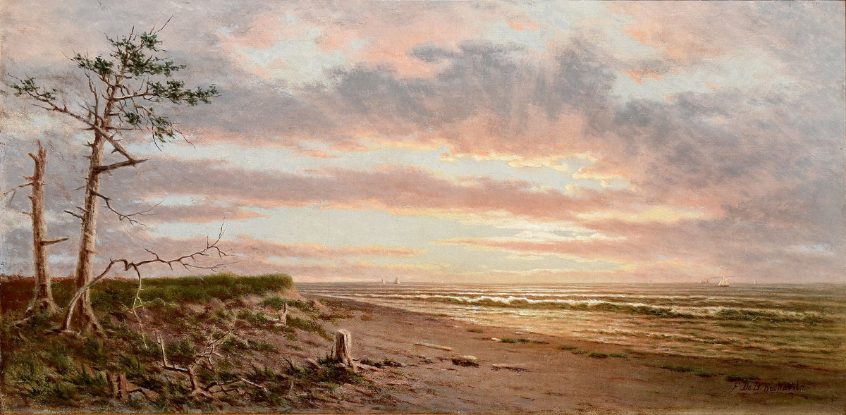 Frederick De Bourg Richards (1822-1903), Coastline at Atlantic City