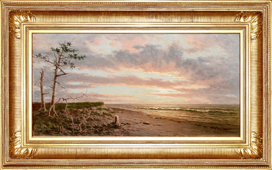 Frederick De Bourg Richards (1822-1903), Coastline at Atlantic City