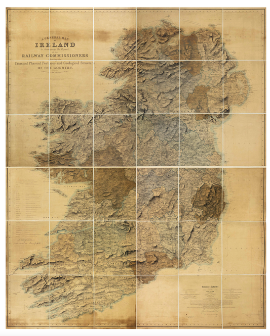 Griffith's Geological Map of Ireland to Accompany the Report of the Railway Comissioners of 1837