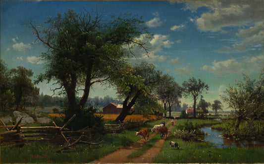 HASELTINE, William Stanley (American, 1835-1900). Country Road. c. 1861.