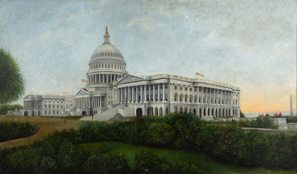 HICKS, S.E. US Capitol Building with the Washington Monument.