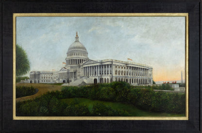 HICKS, S.E. US Capitol Building with the Washington Monument.