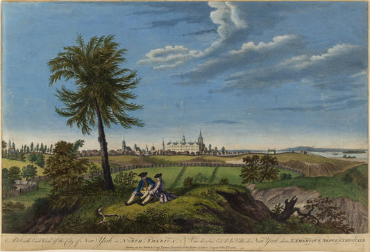 PIERRE CHARLES CANOT (1710-1777), after THOMAS HOWDELL A South East View of the City of New York in North America. 1768