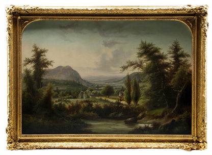 Hudson River School. Great George Schoharie County. ca. 1860.