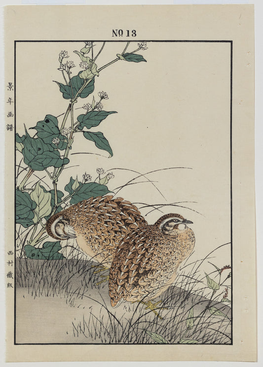 IMAO, Keinen (1845 -1924) Quail, Saggitarius, No. 13 (Autumn)