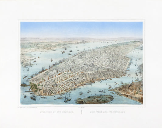 J. W. C. Williams (1811-1893). New-York and Its Environs. (Paris & New York: L. Turgis, c. 1855)