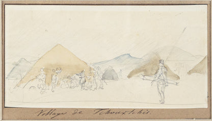 Louis Choris, Village of Tchoutchi. 1816.