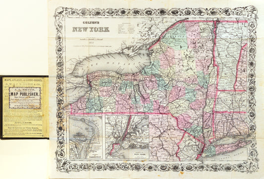 Colton, J.H. Colton's New York. 1874.