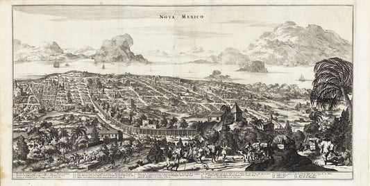 Van Meurs, Jacob. Nova Mexico. Amsterdam, 1673.