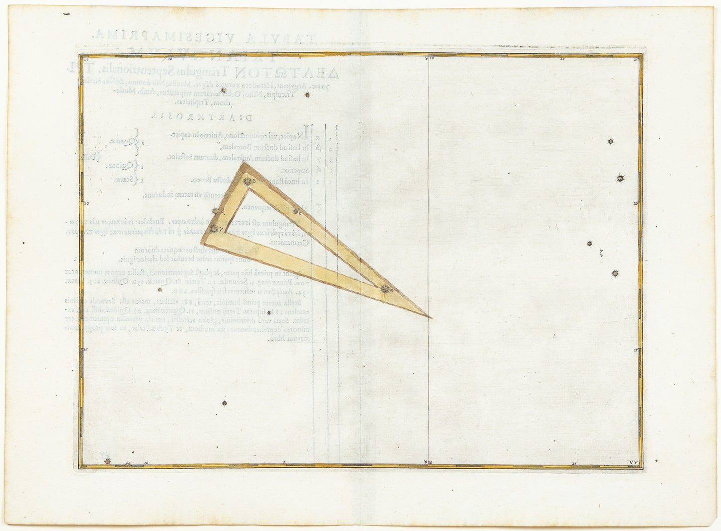 Bayer, Johann. Triangulum, 1603