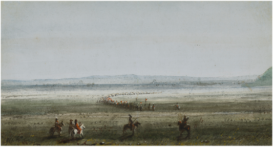 MILLER, Alfred Jacob (1857-1926) Caravan - En Route. C. 1838 - Arader Galleries