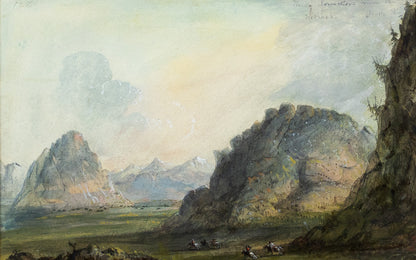MILLER, Alfred Jacob (1857-1926) Rocky Formations near the Nebraska or Platte River - Arader Galleries